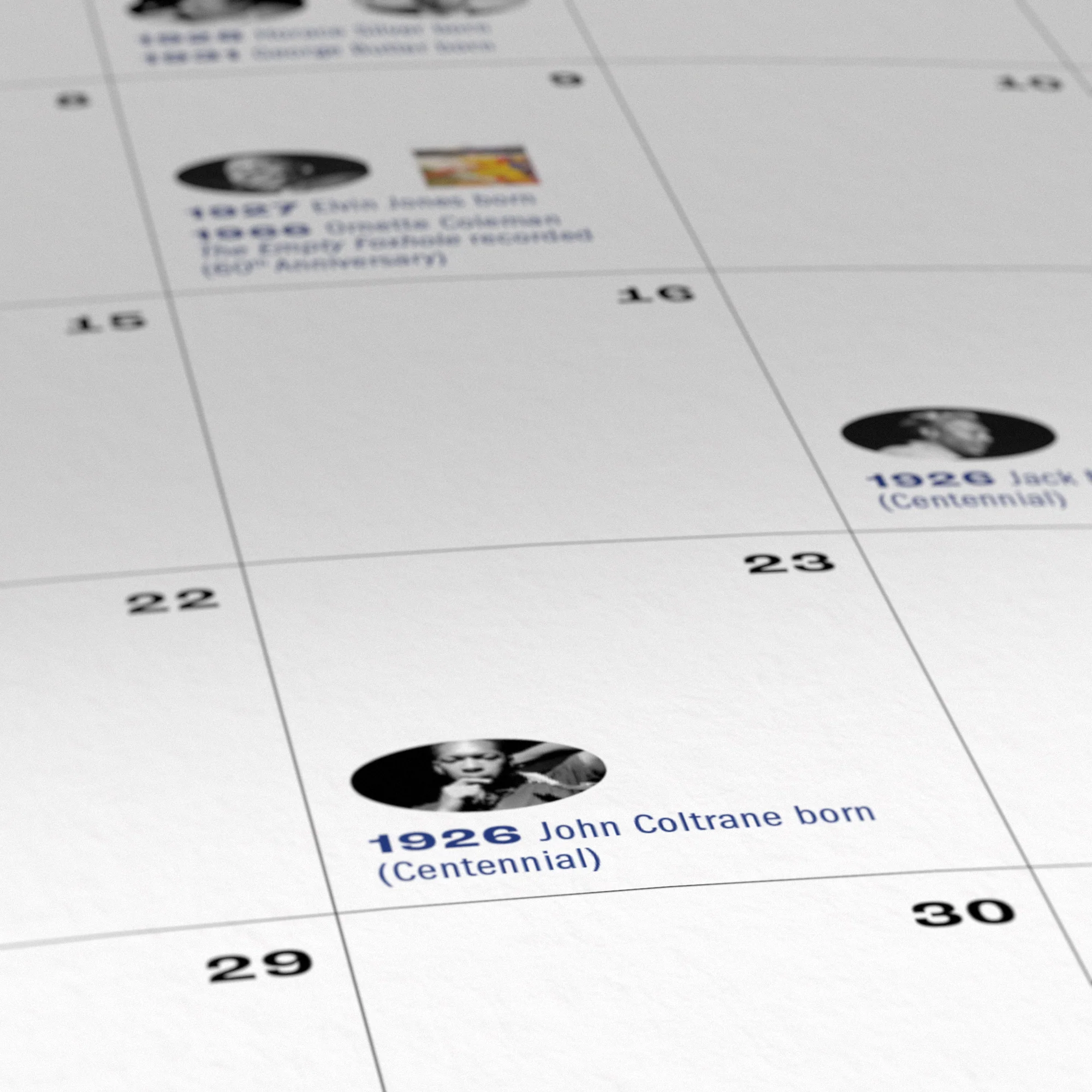 2026 Blue Note Calendar - Image 5