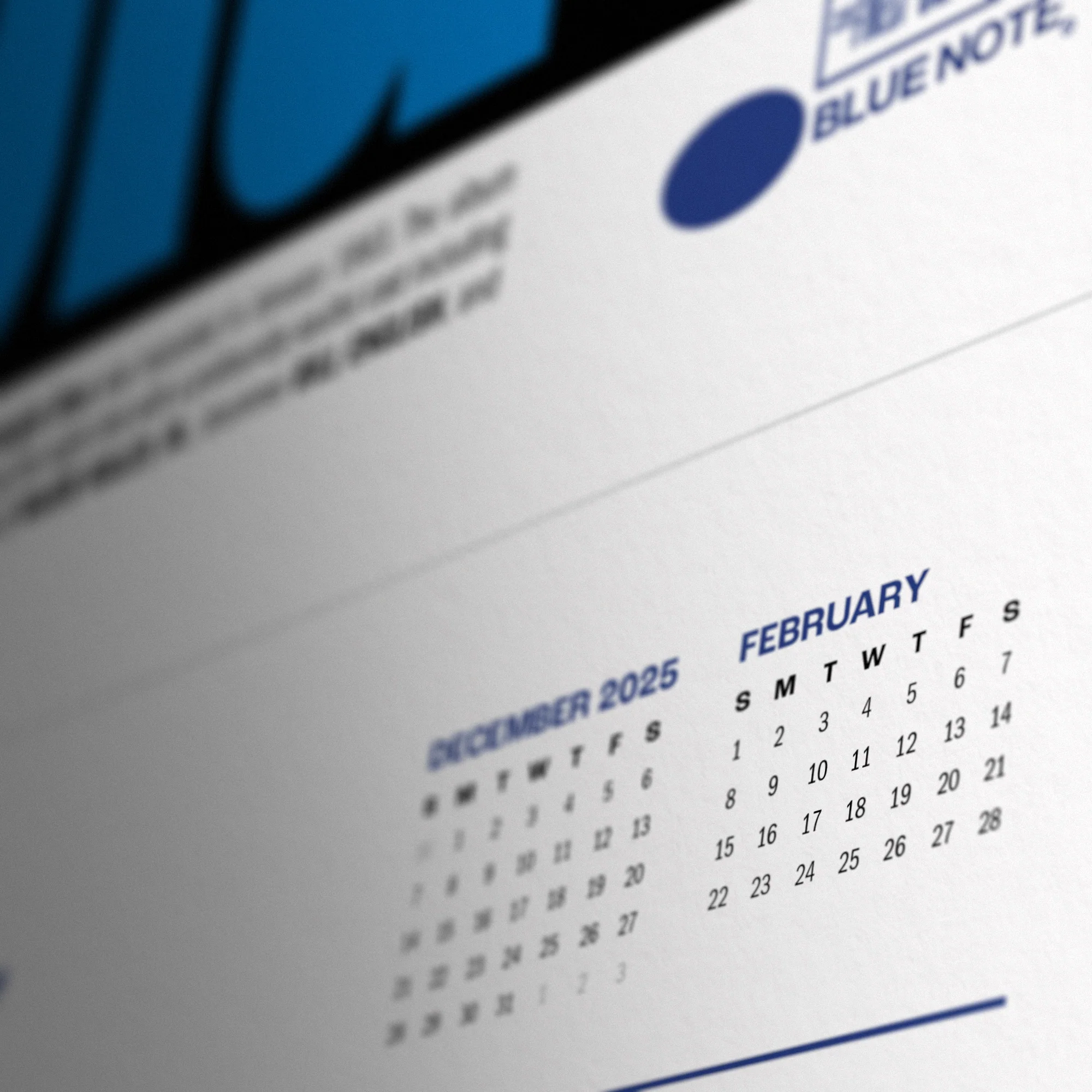 2026 Blue Note Calendar - Image 6