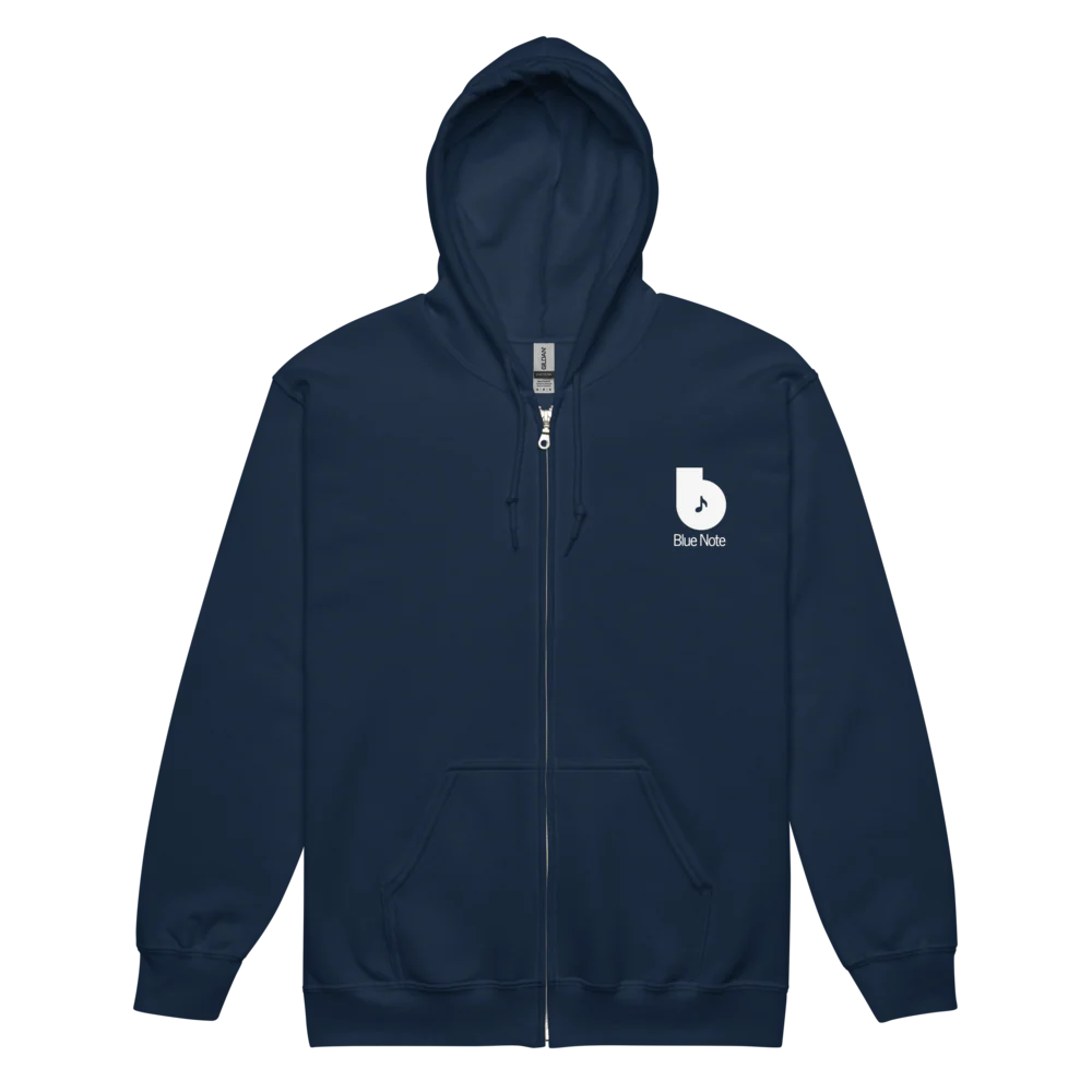Blue Note B Logo Zip-Up Hoodie