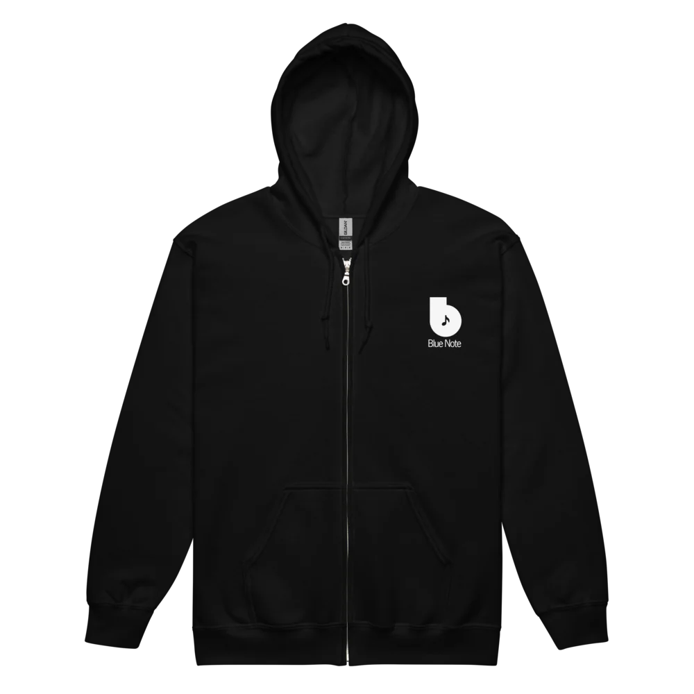 Blue Note B Logo Zip-Up Hoodie - Image 3