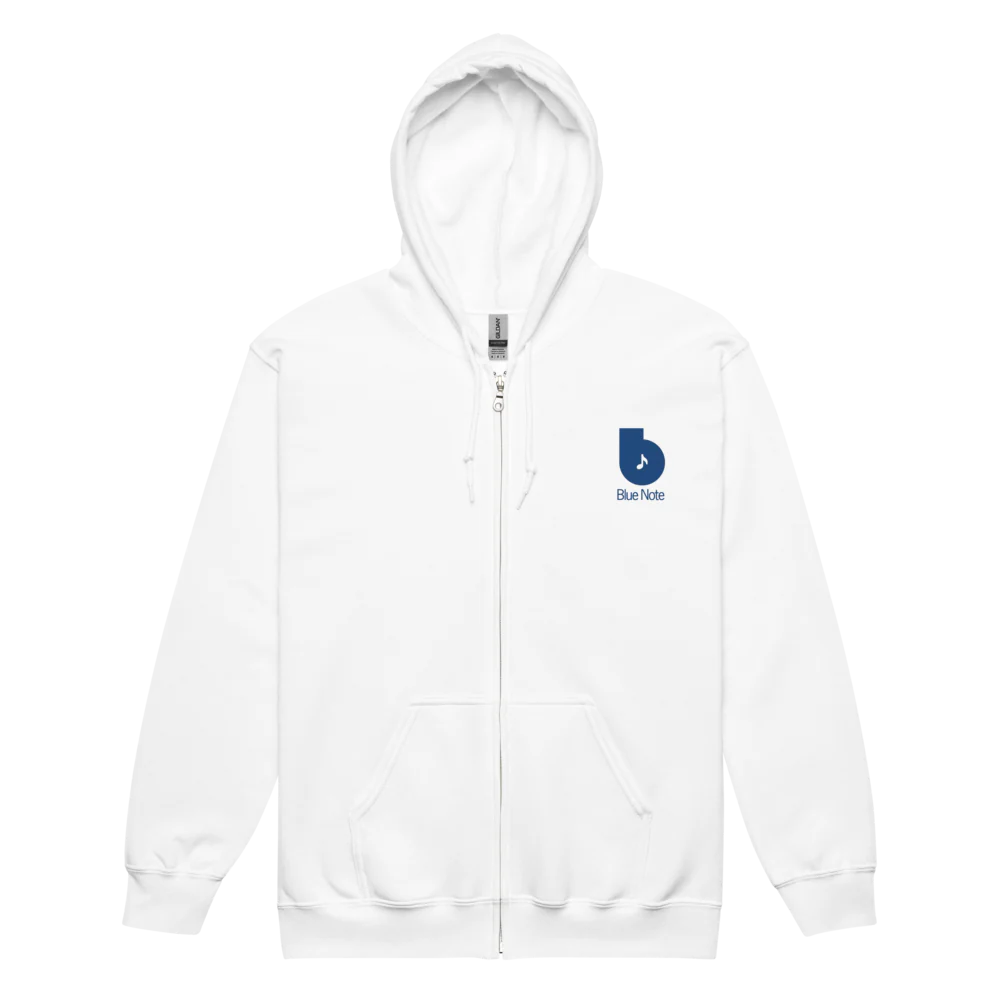 Blue Note B Logo Zip-Up Hoodie - Image 4