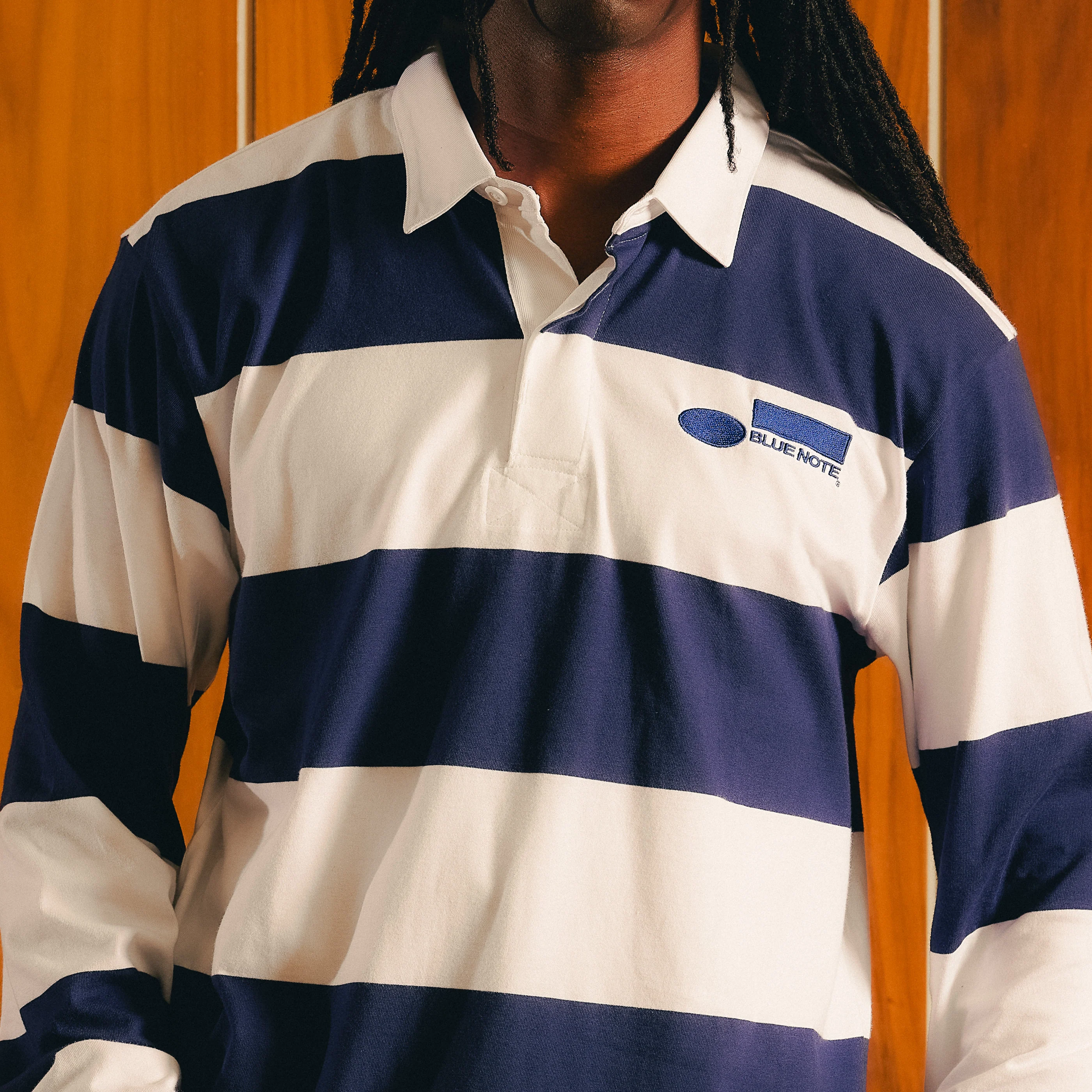 Blue Note Long Sleeve Rugby Shirt - Image 3