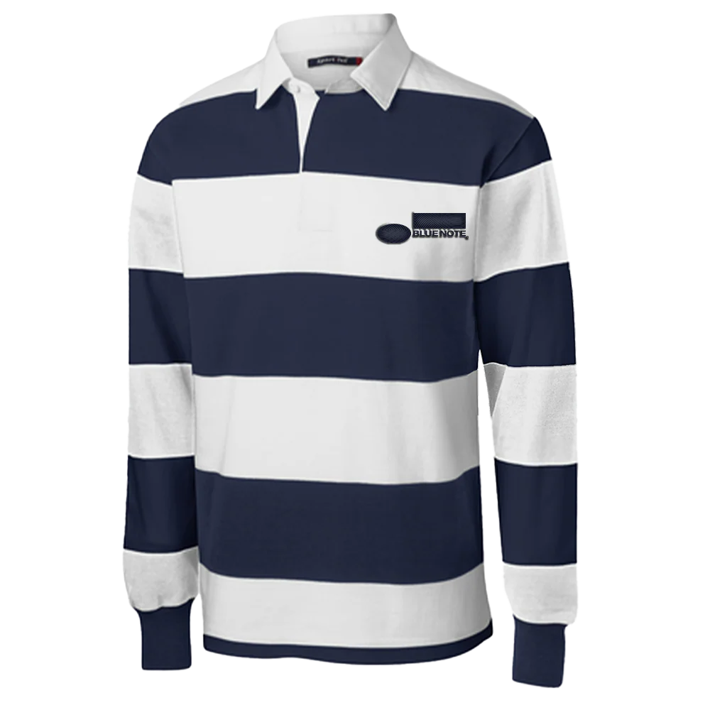 Blue Note Long Sleeve Rugby Shirt - Image 4