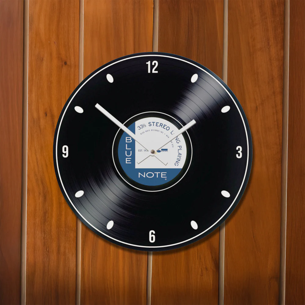 Blue Note Record Clock