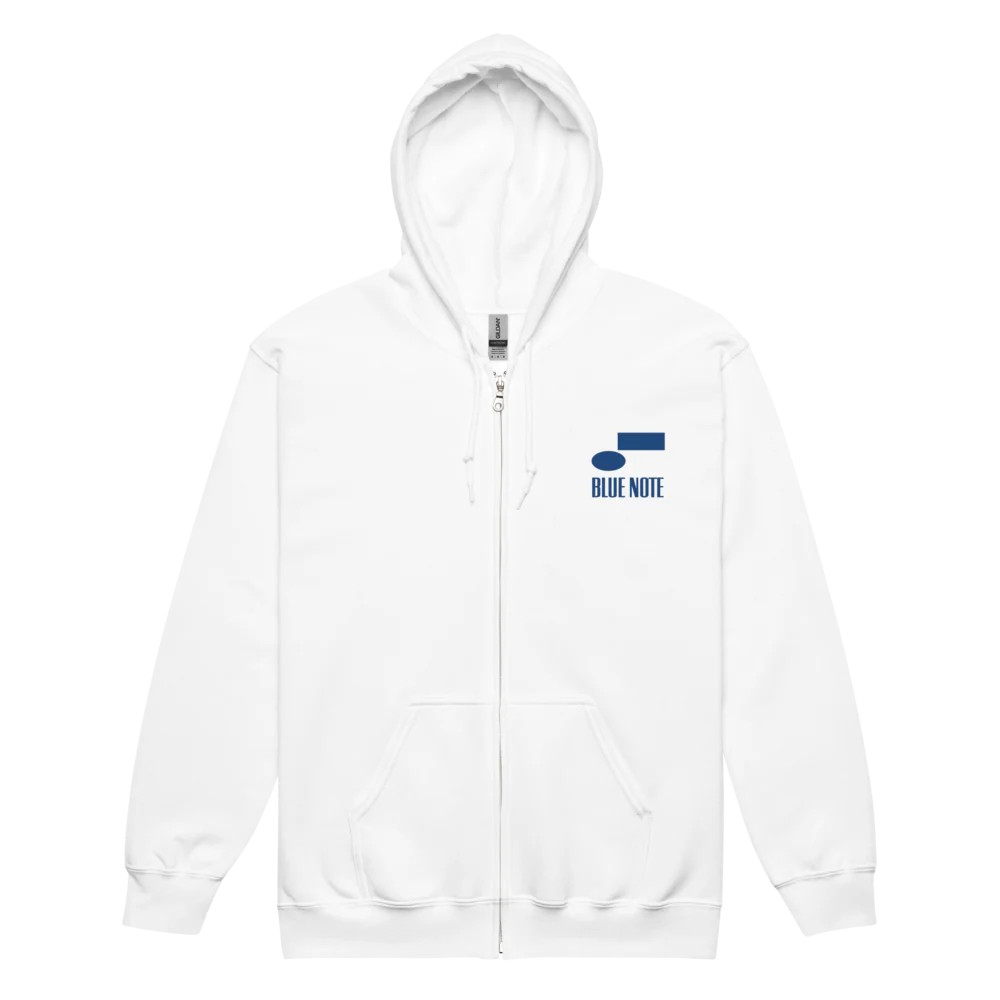 Blue Note Vintage Logo Zip-Up Hoodie - Image 4