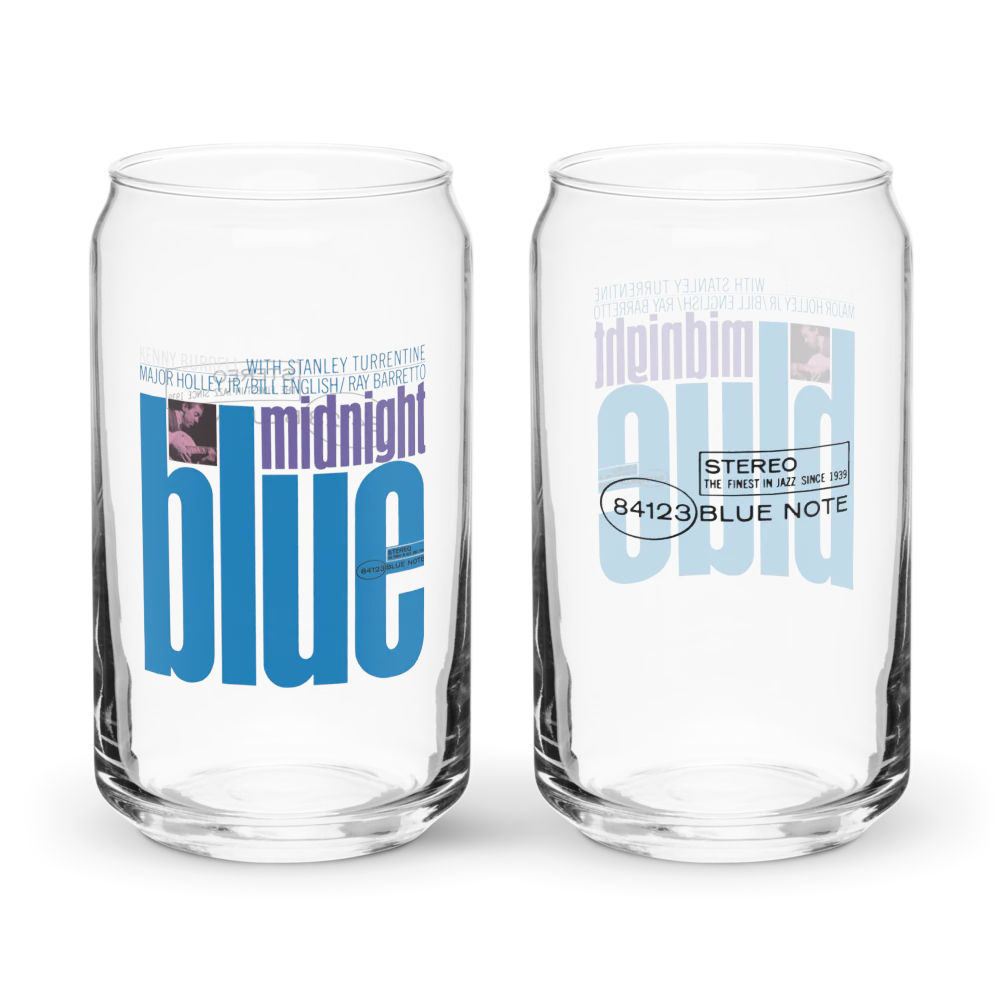 Kenny Burrell - Midnight Blue - 84123 (Serial Logo Series) Can Glass