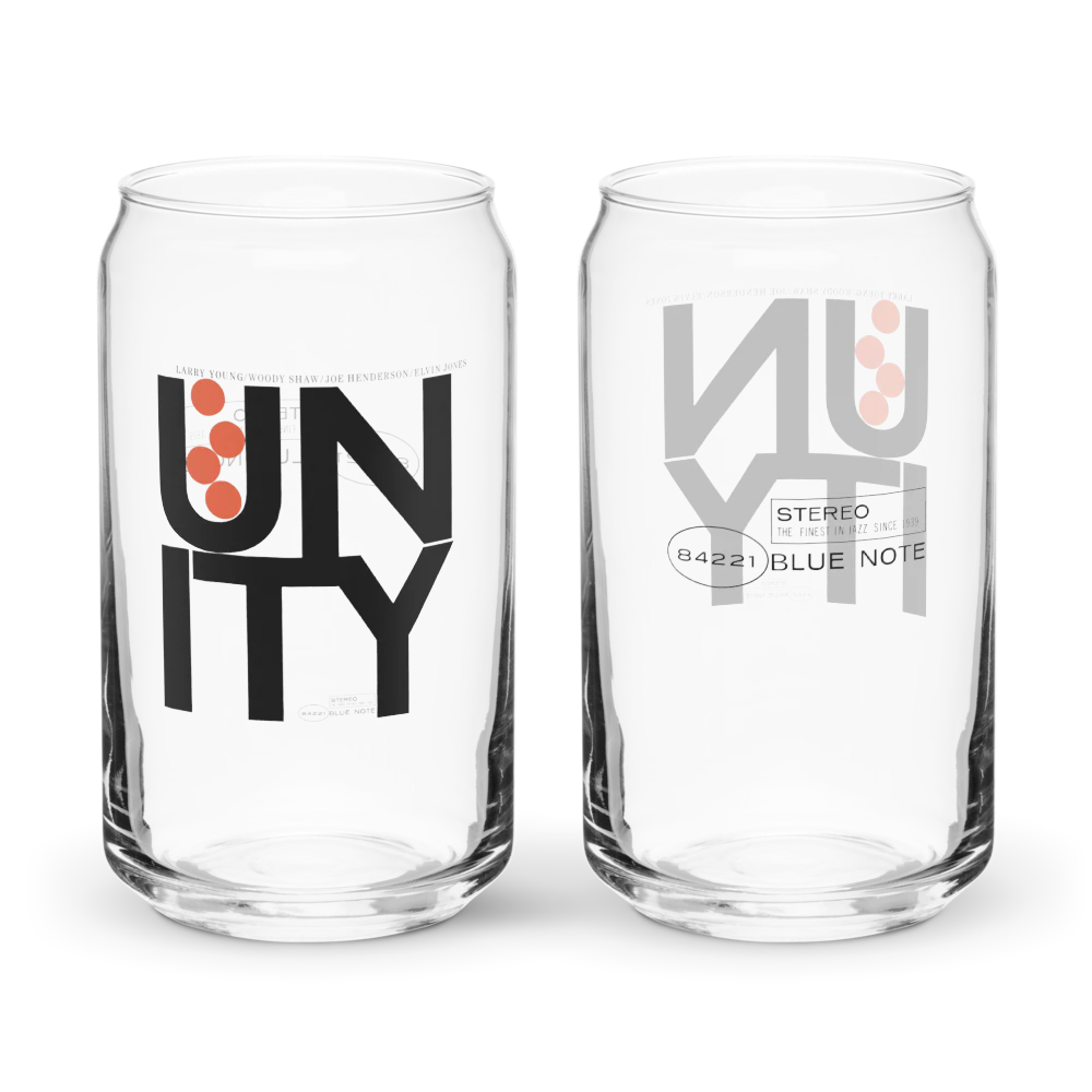 Larry Young - Unity 84221 (Serial Logo Series) Can Glass