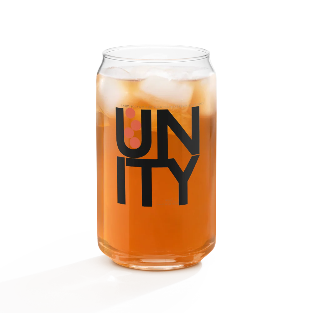Larry Young - Unity 84221 (Serial Logo Series) Can Glass - Image 2