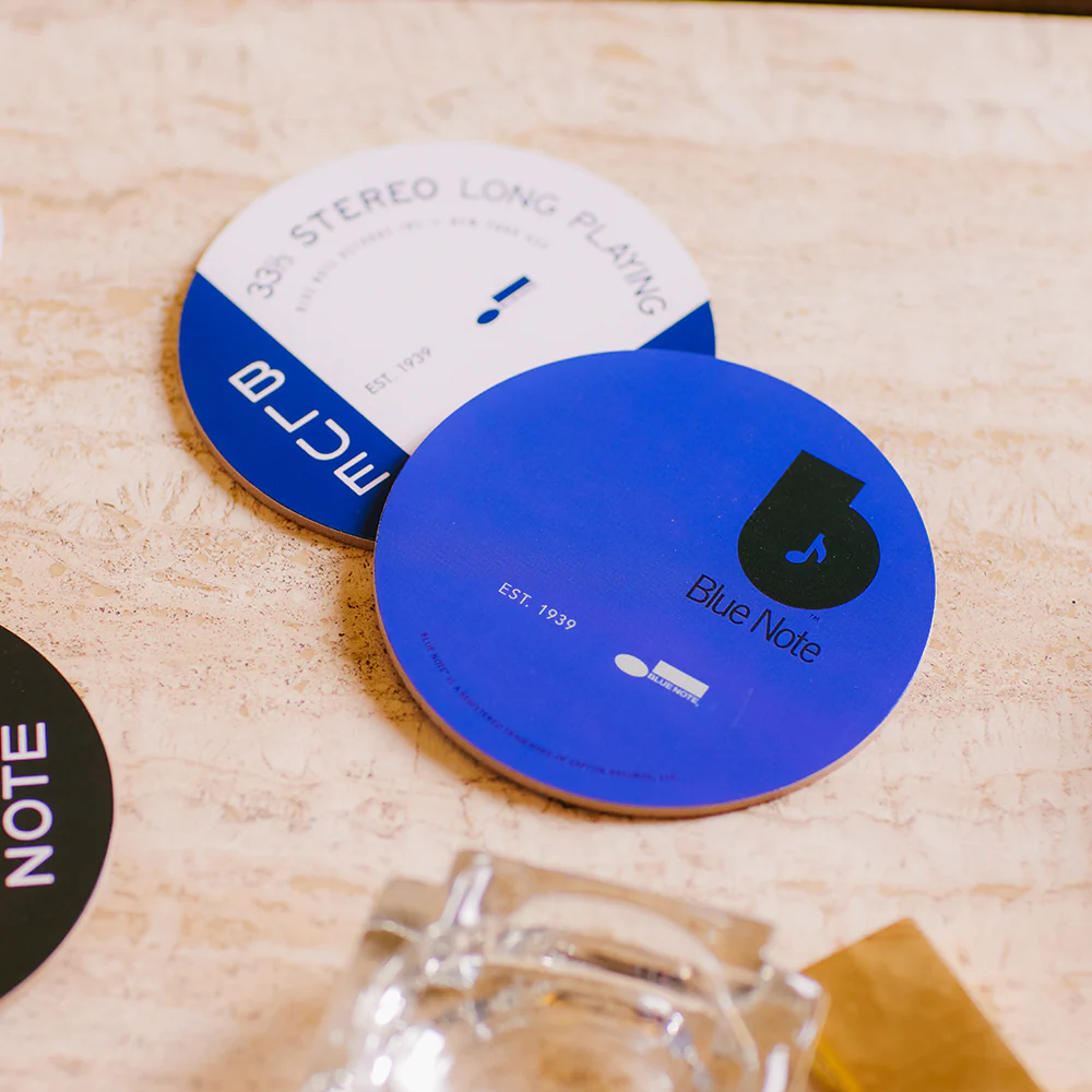 Vinyl Label Coaster Set - Image 3